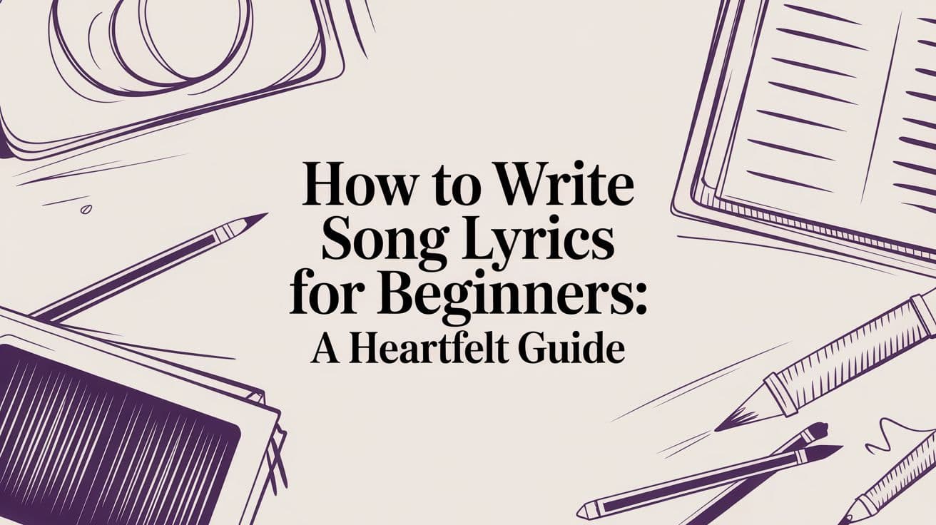How to Write Song Lyrics for Beginners: A Heartfelt Guide