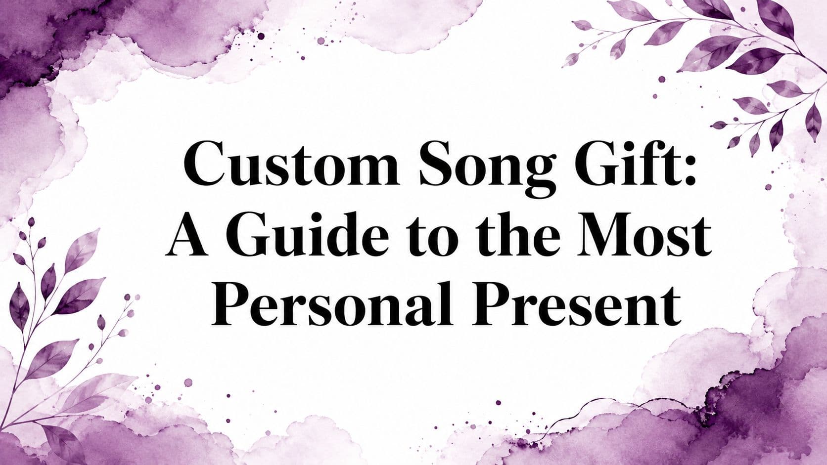Custom Song Gift: A Guide to the Most Personal Present