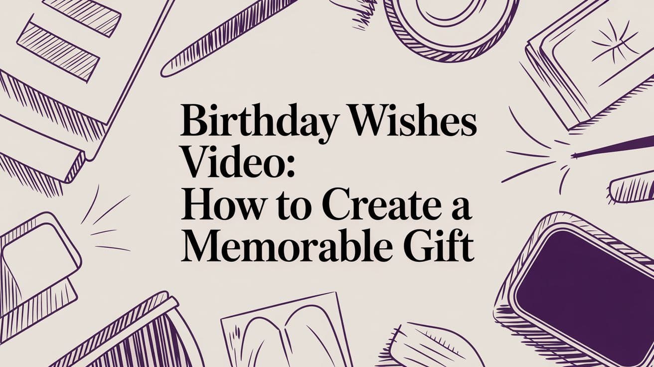 Birthday Wishes Video: How to Create a Memorable Gift